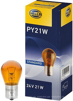 Лампа PY21W 24V HELLA