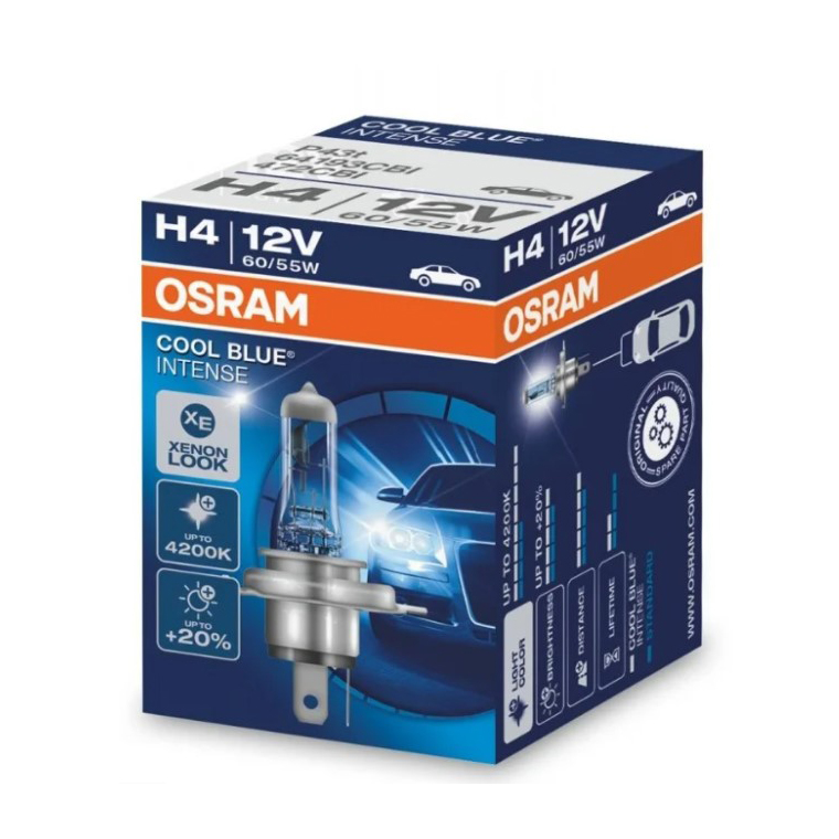 Лампа H4 синяя OSRAM