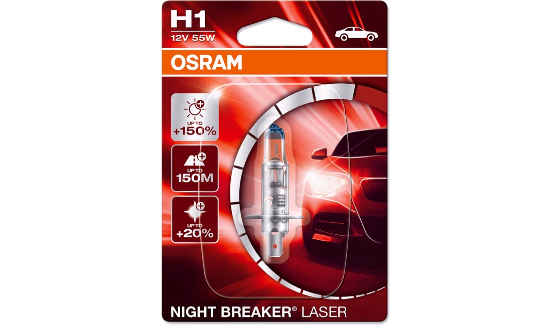 Лампочка H1 OSRAM NIGHT BREAKER