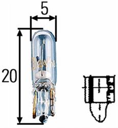 Лампа 1.2W 24V HELLA