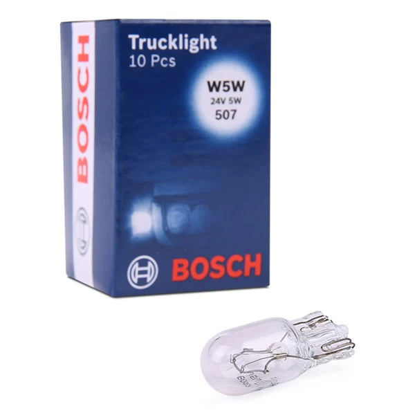 Лампа W5W 24V BOSCH