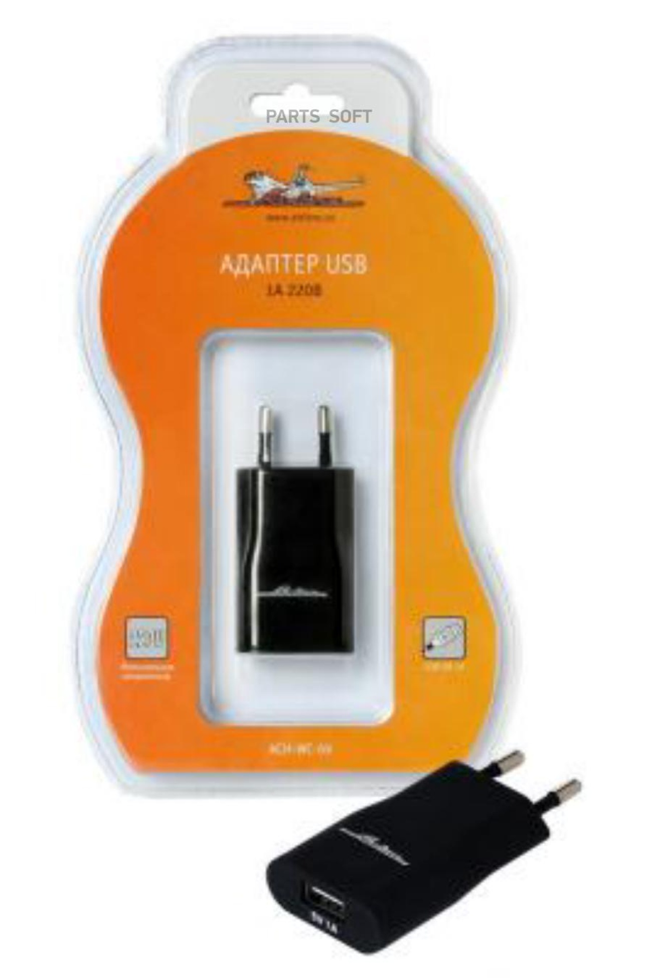 USB-адаптер 1A 220В AIRLINE