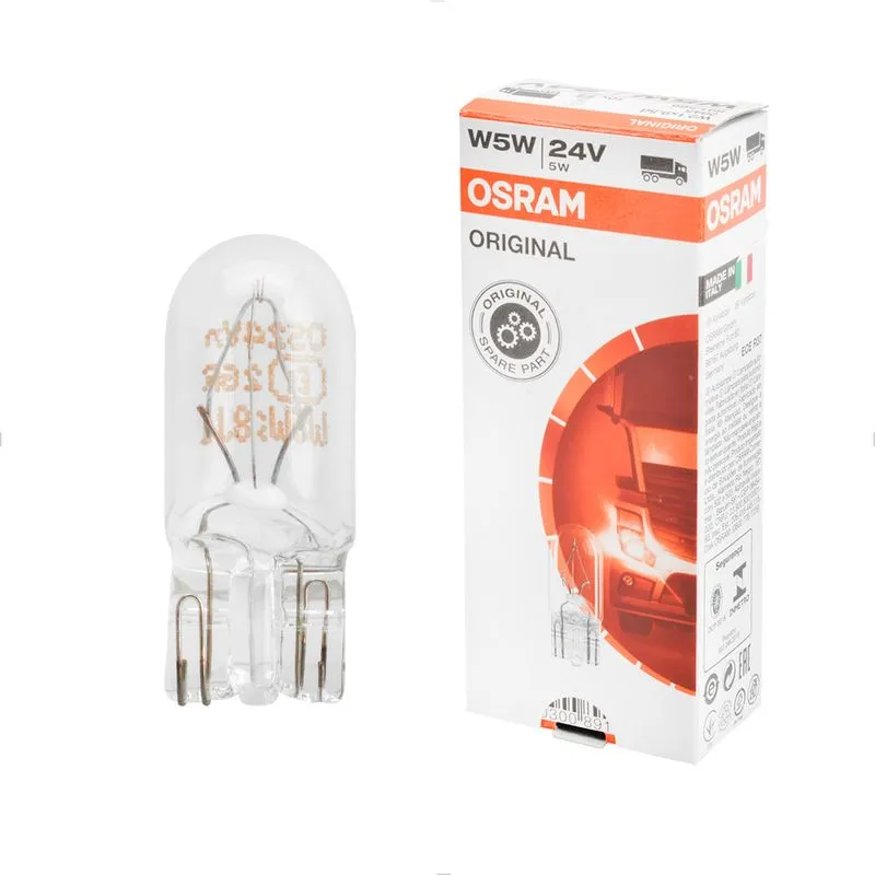 Лампа W5W 24V OSRAM