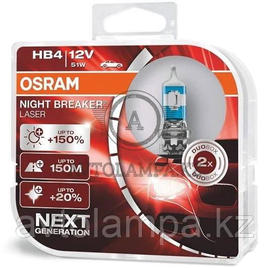 Лампа 9006 +150 OSRAM