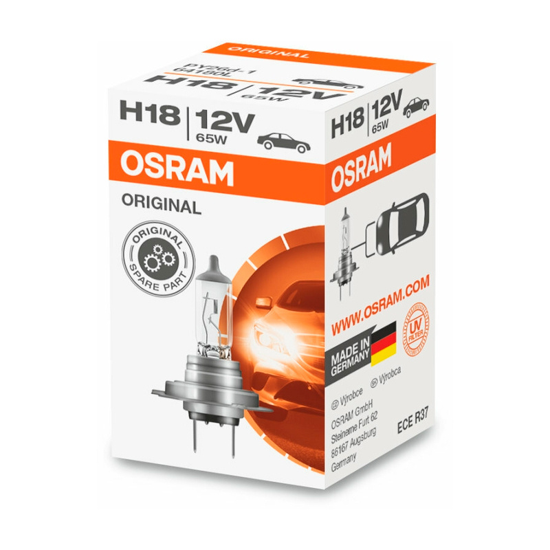 Лампочка H18 12V (PY26D-1) OSRAM